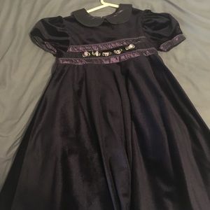 Plum children’s easter dress